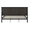 Flash Furniture Fiona Dark Gray King Size Solid Wood Platform Bed Frame w/Headboard, Footboard, and Slatted Bottom MG-0900-29-KB-DKGRY-GG - alternate 9